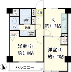 日神パレス鶴見市場の物件間取画像